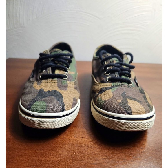 VANS Off The Wall TB9C Camo Low Lace Up Sneaker Shoes Womens Sz 6.5 Mens 5 - Picture 4 of 8